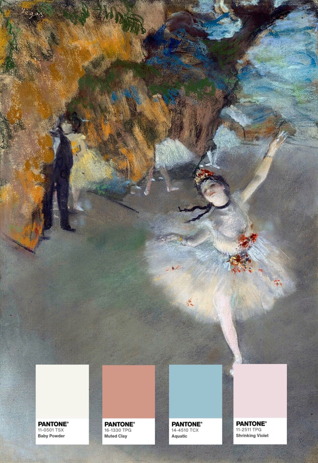 《Ballet (L'Étoile)》︱Edgar Degas
